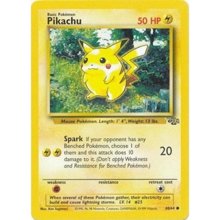 Pikachu 60/64 - Jungle (Unlimited) - Normal