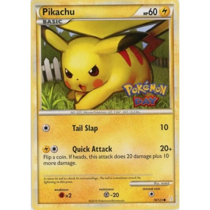 Pikachu 78/123 - Pokemon Day - Normal