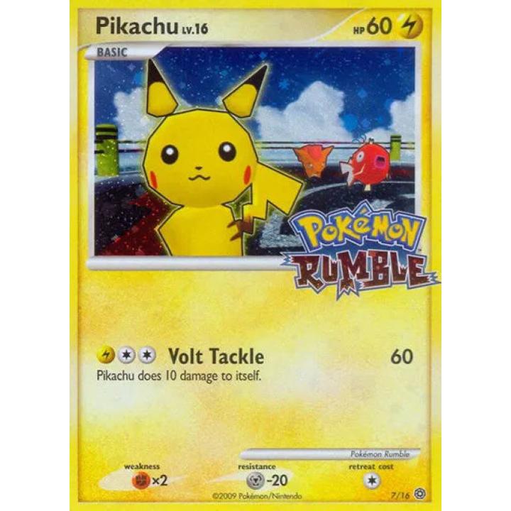 Pikachu Lv.16 7/16 - Rumble - Holofoil