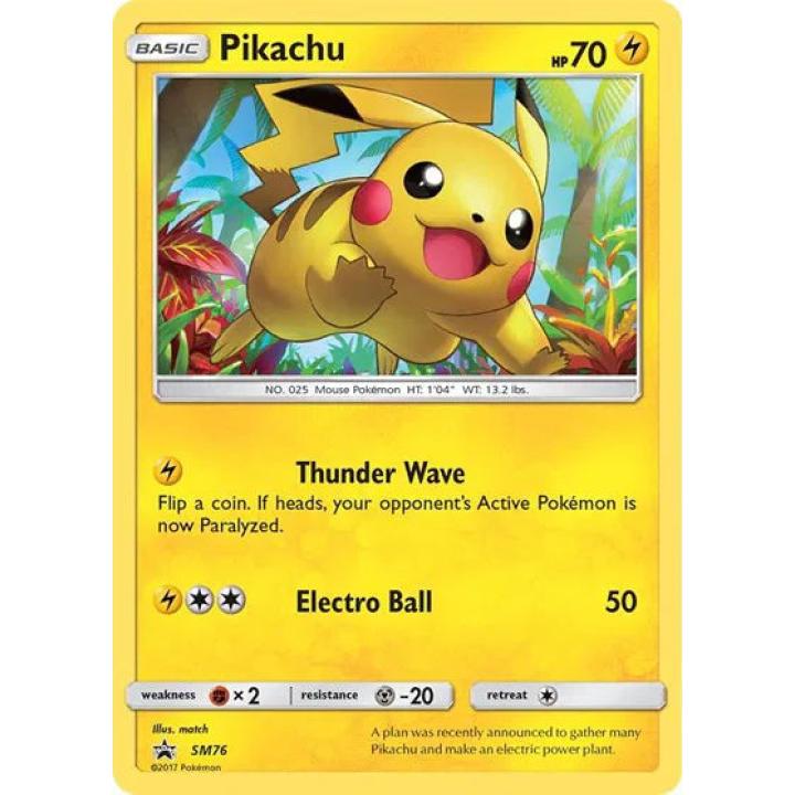 Pikachu SM76 - Sun & Moon Promo - Holofoil