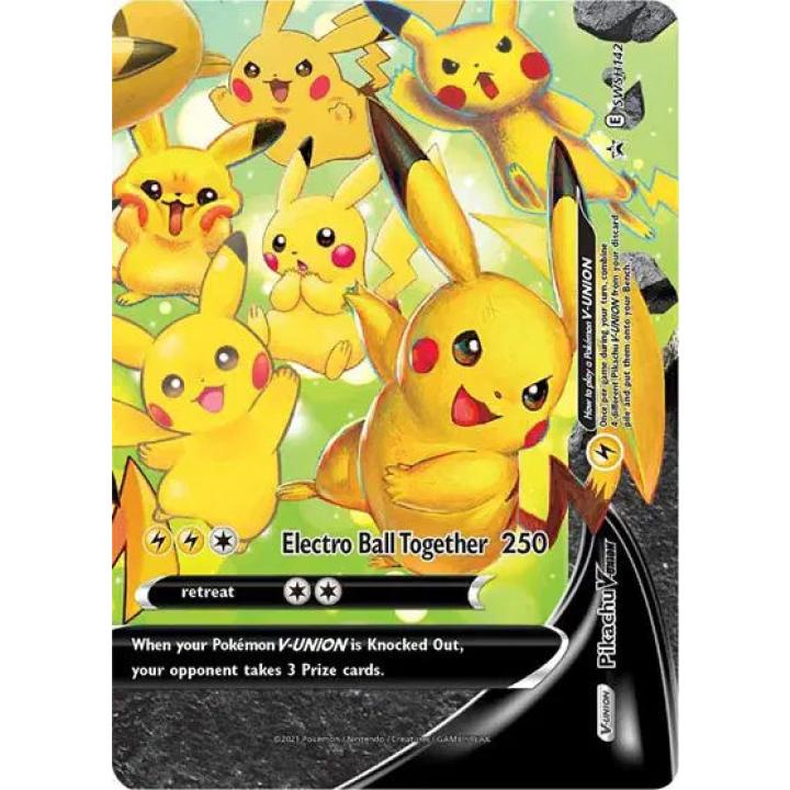 Pikachu V-UNION SWSH142 - Sword & Shield Promo - Holofoil