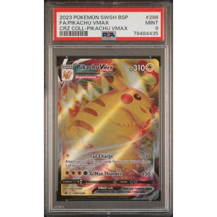 Pikachu VMAX (PSA 9) SWSH286 - Sword & Shield Promo - Holofoil
