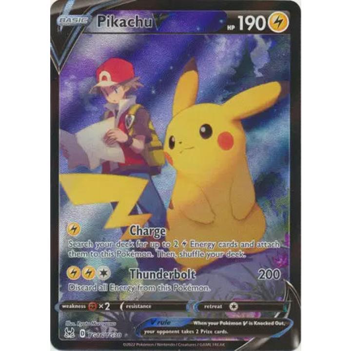 Pikachu V TG16/TG30 - Lost Origin Trainer Gallery - Holofoil