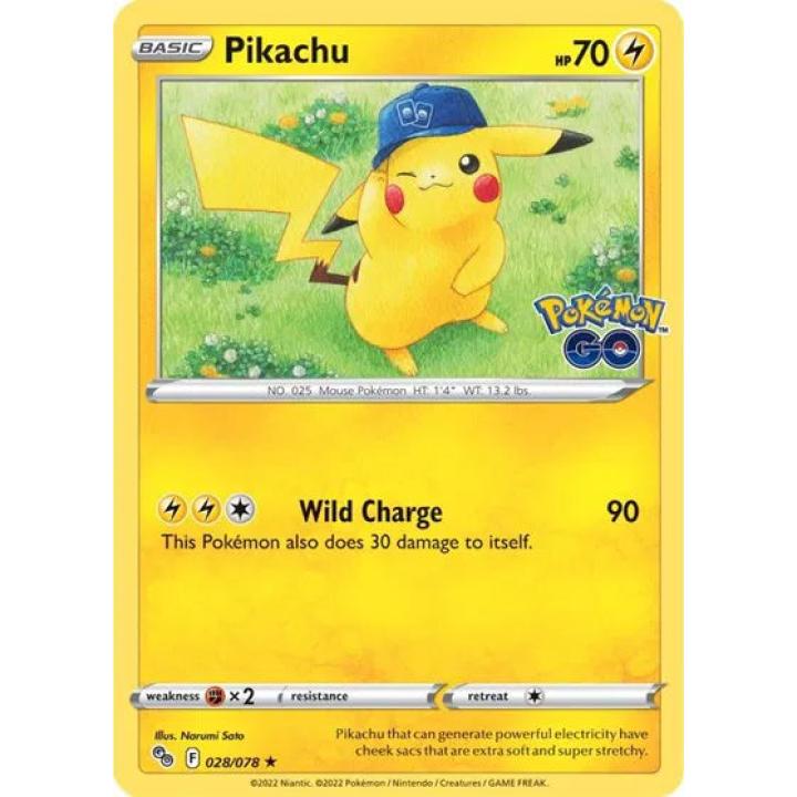 Pikachu 028/078 - Pokemon Go - Holofoil