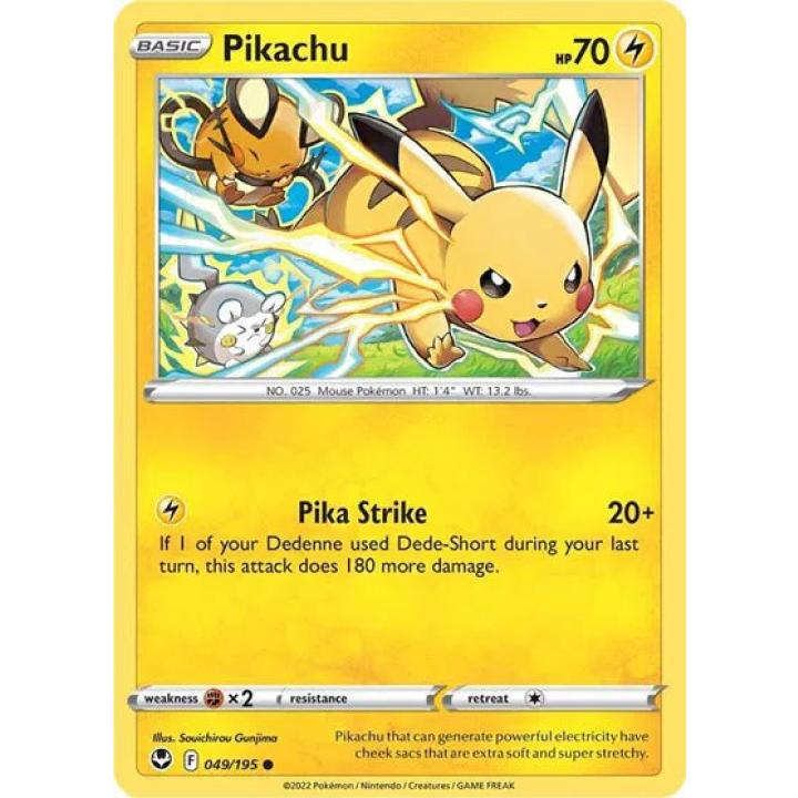 Pikachu 049/195 - Silver Tempest - Normal