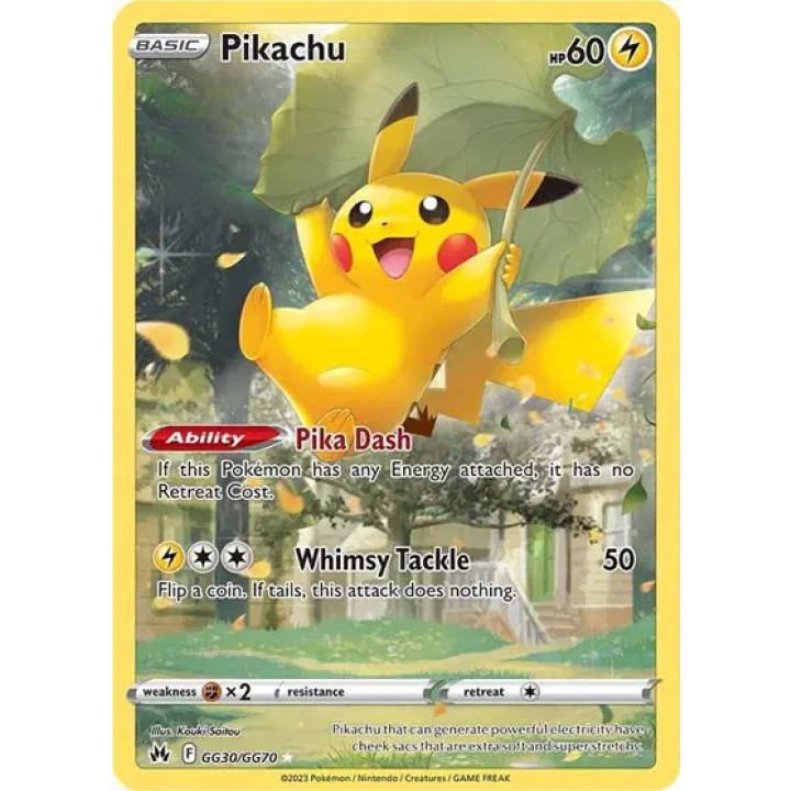 Pikachu GG30/GG70 Crown Zenith: Galarian Gallery - Holofoil