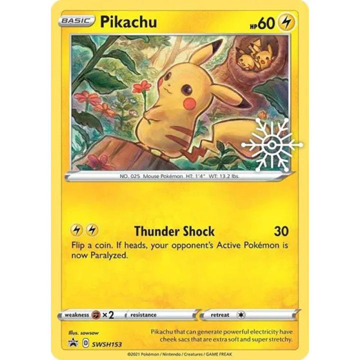 Pikachu (Holiday Calendar) SWSH153 - Sword & Shield Promo - Holofoil