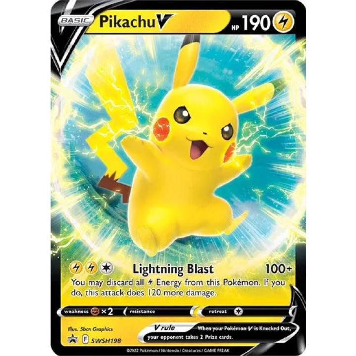 Pikachu V SWSH198 - Sword & Shield Promo - Holofoil
