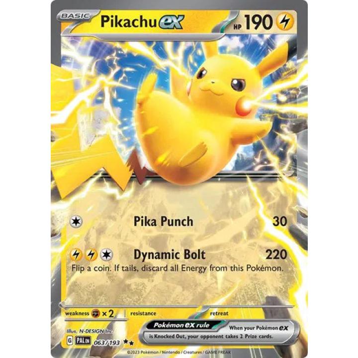 Pikachu ex 063/193 - Paldea Evolved - Holofoil