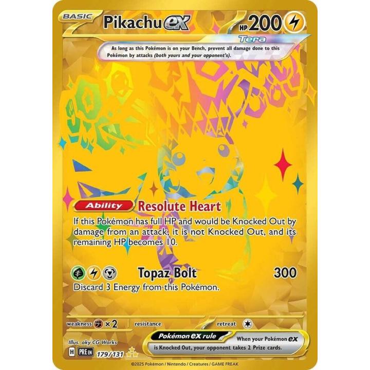 Pikachu ex 179/131 - Prismatic Evolutions - Holofoil