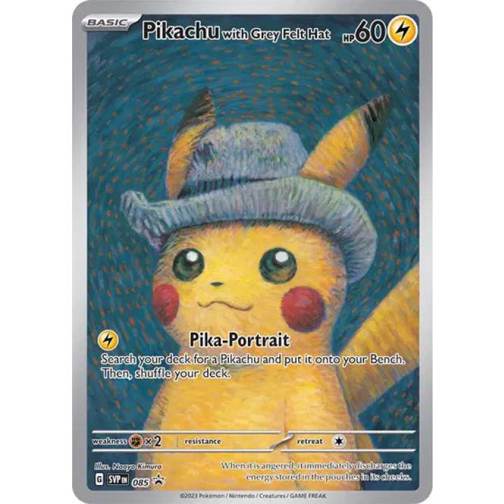 Pikachu with Grey Felt Hat 085 - Scarlet & Violet Promo - Normal