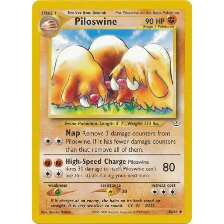 Piloswine 36/64 - Neo Revelation (Unlimited) - Normal