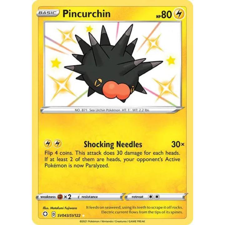 Pincurchin SV043/SV122 - Shining Fates: Shiny Vault - Holofoil