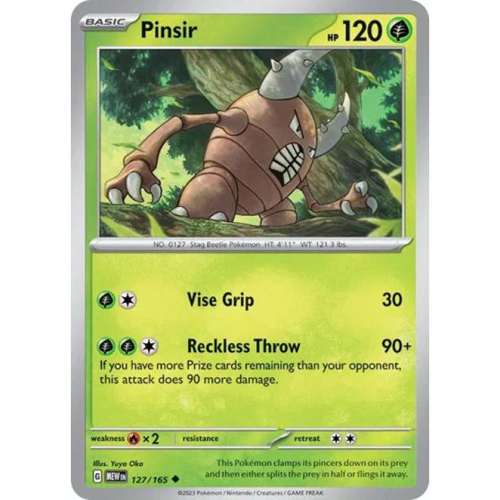 Pinsir 127/165 - Scarlet & Violet 151 - Reverse Holofoil