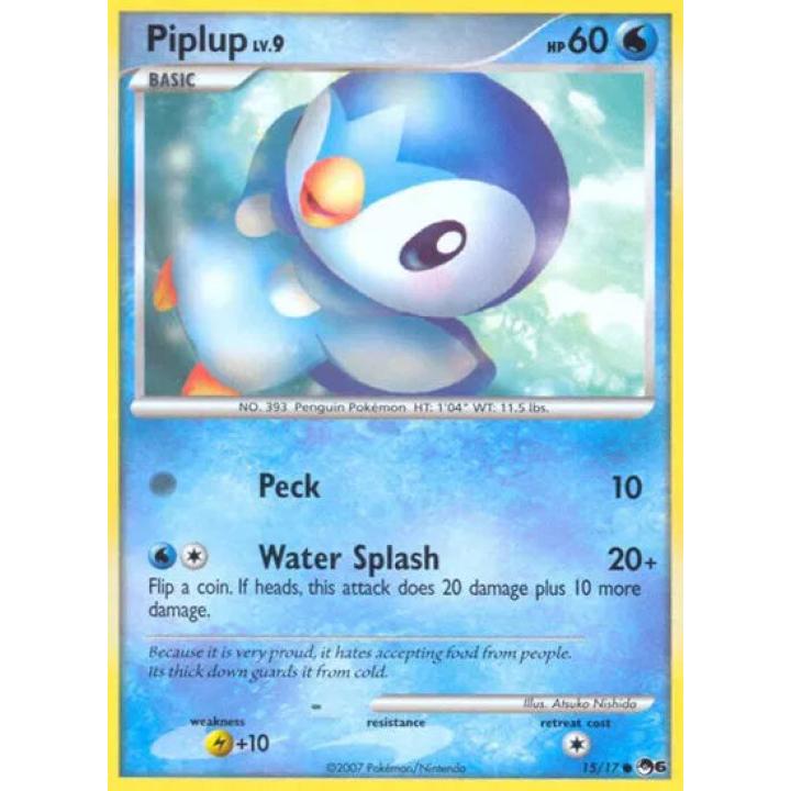 Piplup Lv.9 15/17 - POP Series 6 - Holofoil