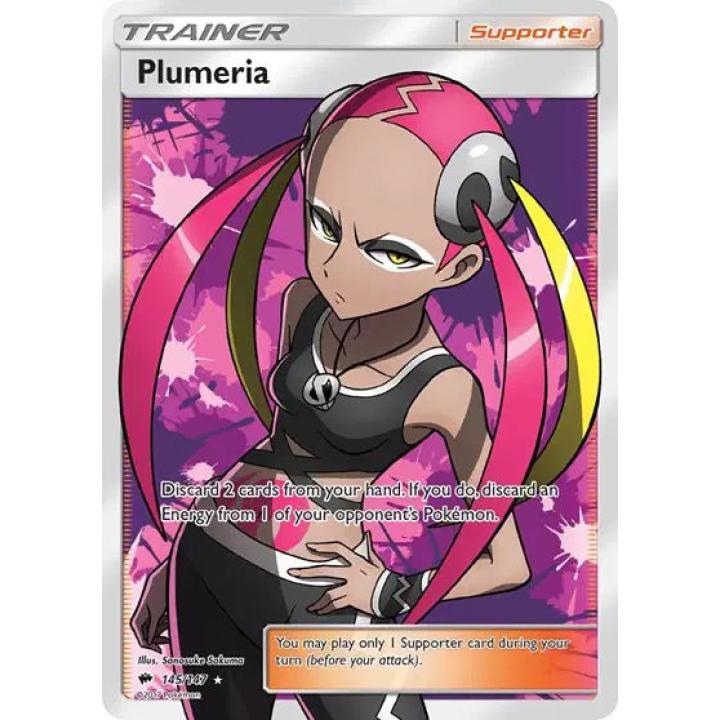 Plumeria 145/147 - Burning Shadows - Holofoil