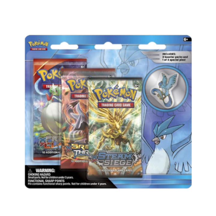 Pokémon Articuno: Pin 3-Pack Blister