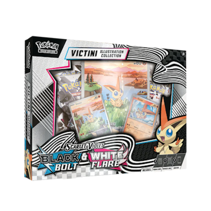 Pokémon Black Bolt & White Flare: Illustration Collection - Victini