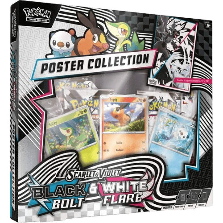 Pokémon Black Bolt & White Flare: Unova Poster Collection