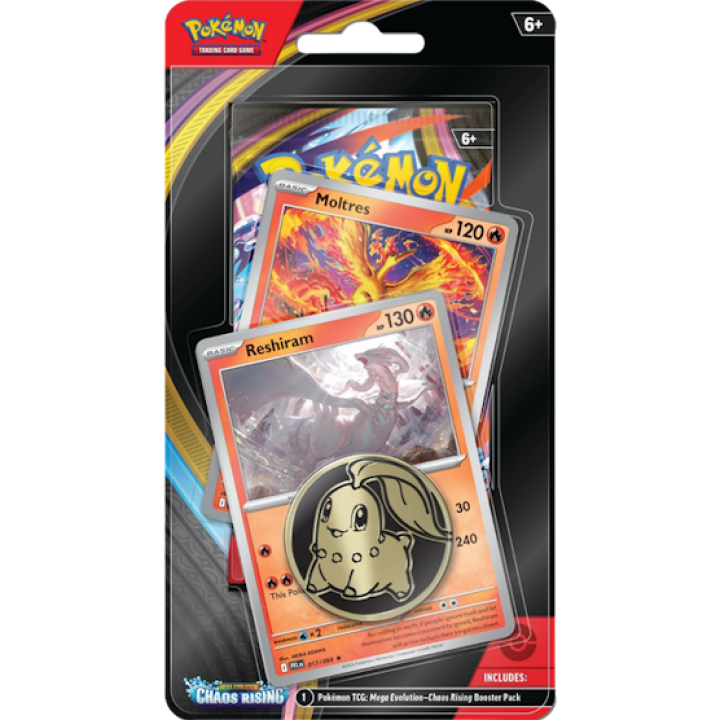 Pokémon Chaos Rising: Premium Checklane Blister - Reshiram