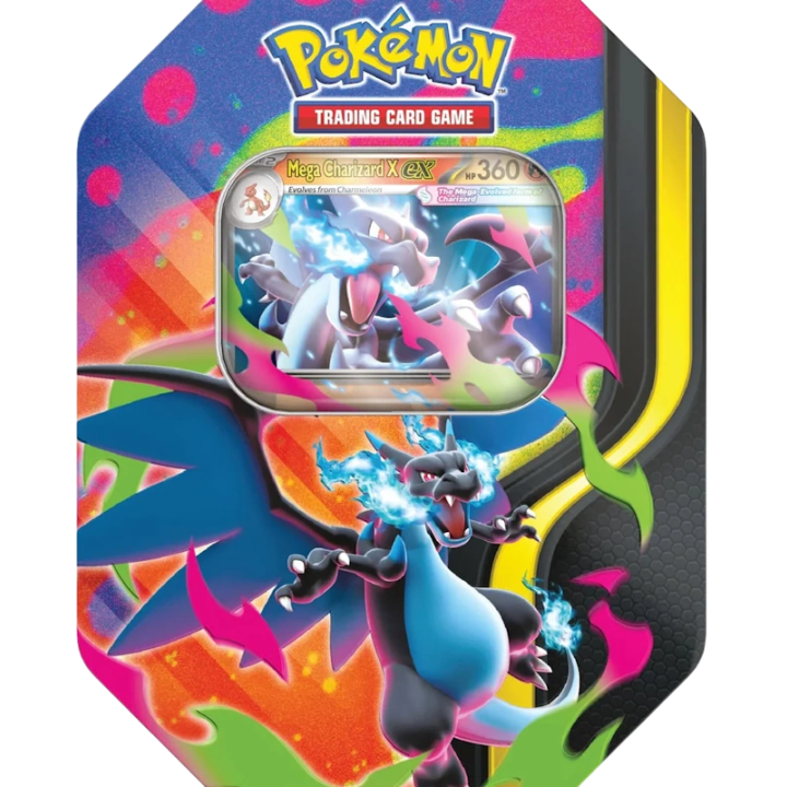 Pokémon Mega Charizard X ex Tin