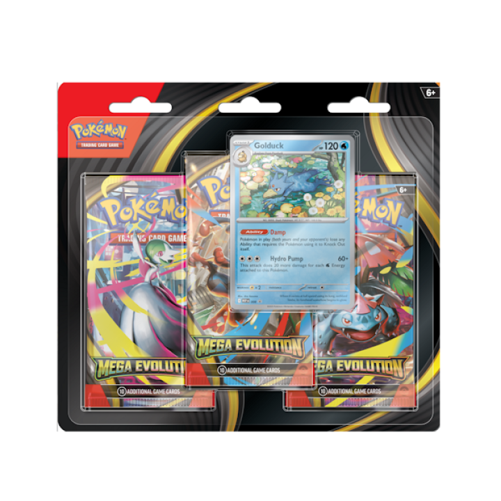 Pokémon Mega Evolution: 3-Pack Blister - Golduck
