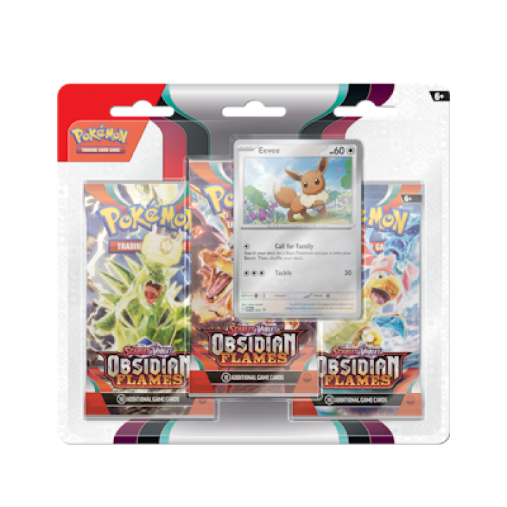 Pokémon Obsidian Flames: 3-Pack Blister - Eevee