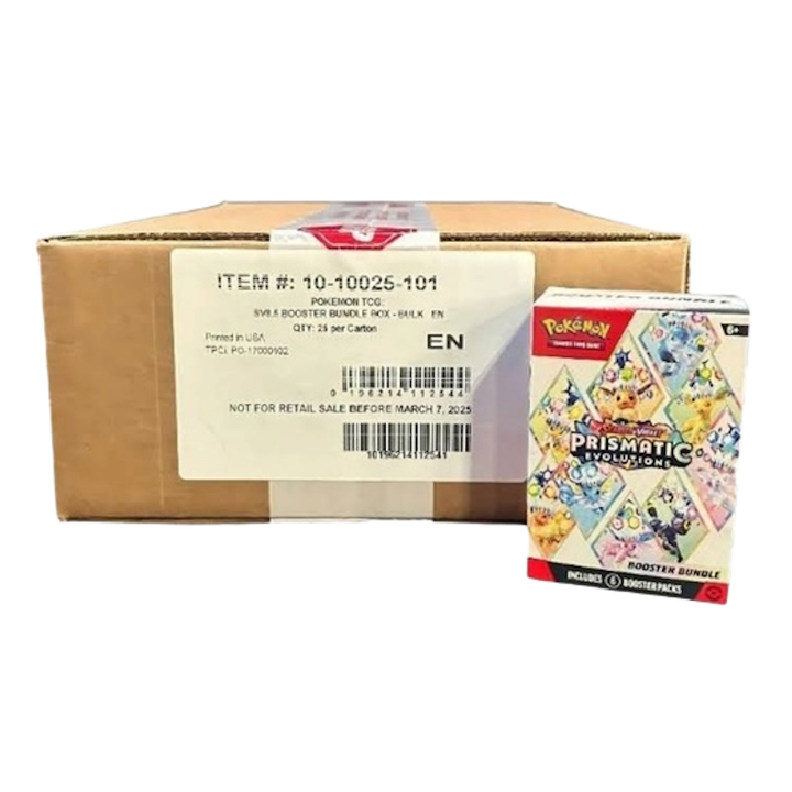 Pokémon Prismatic Evolutions: Booster Bundle Case 25x