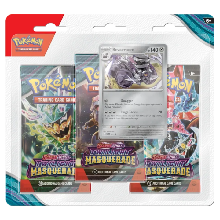 Pokémon Twilight Masquerade: 3-Pack Blister - Revaroom
