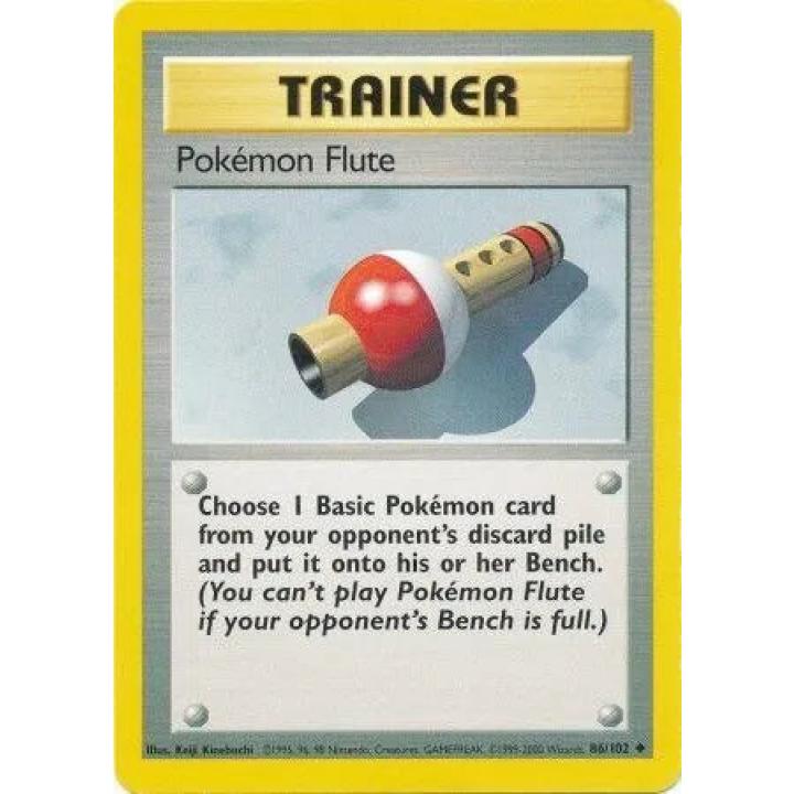 Pokemon Flute 86/102 - Base Set (Unlimited) - Normal