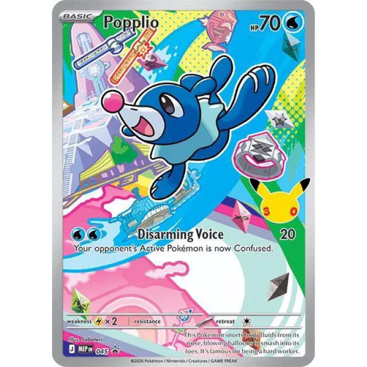 Popplio 045 - Mega Evolution Promos - Holofoil