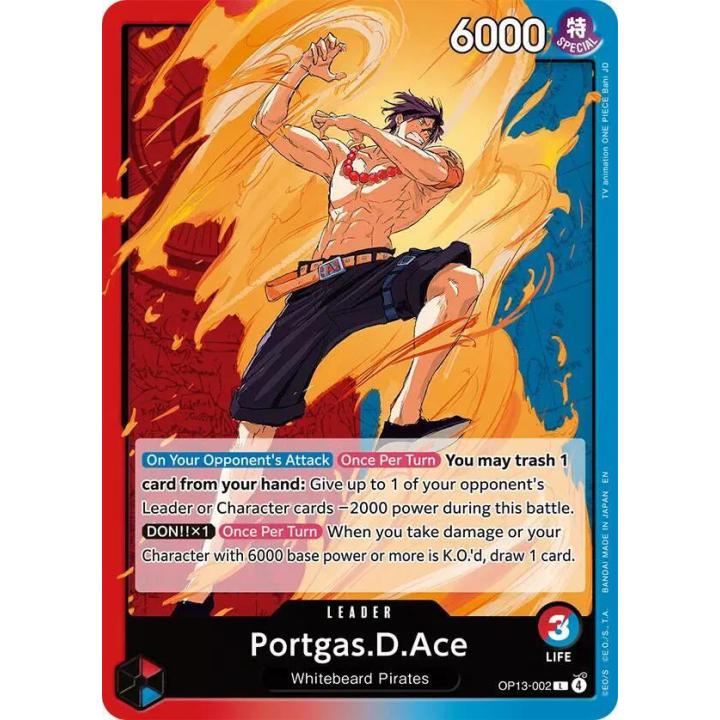 Portgas.D.Ace OP13-002 - Carrying on his Will - Normal
