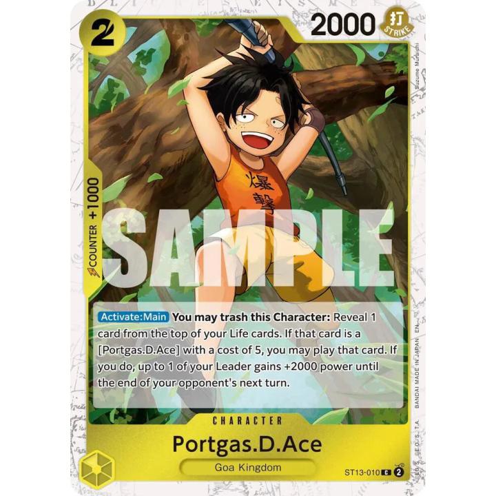 Portgas.D.Ace (Pirate Foil) ST13-010 - The Best Vol.2 - Foil