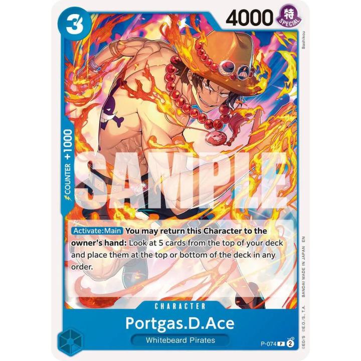 Portgas.D.Ace (Reprint) P-074 - The Best Vol.2 - Normal