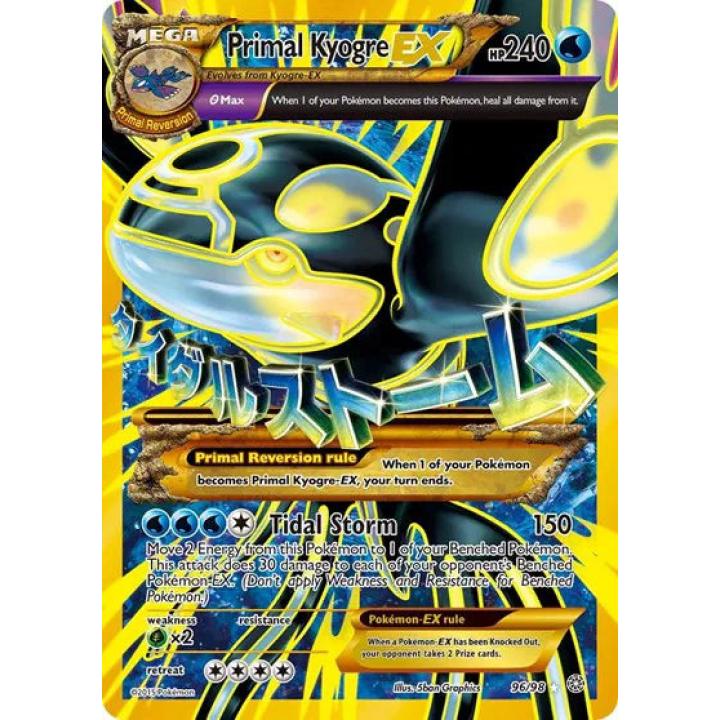 Primal Kyogre EX 96/98 - Ancient Origins - Holofoil