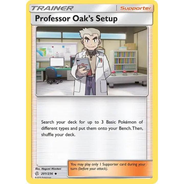 Professor Oak's Setup 201/236 - Cosmic Eclipse - Reverse Holofoil