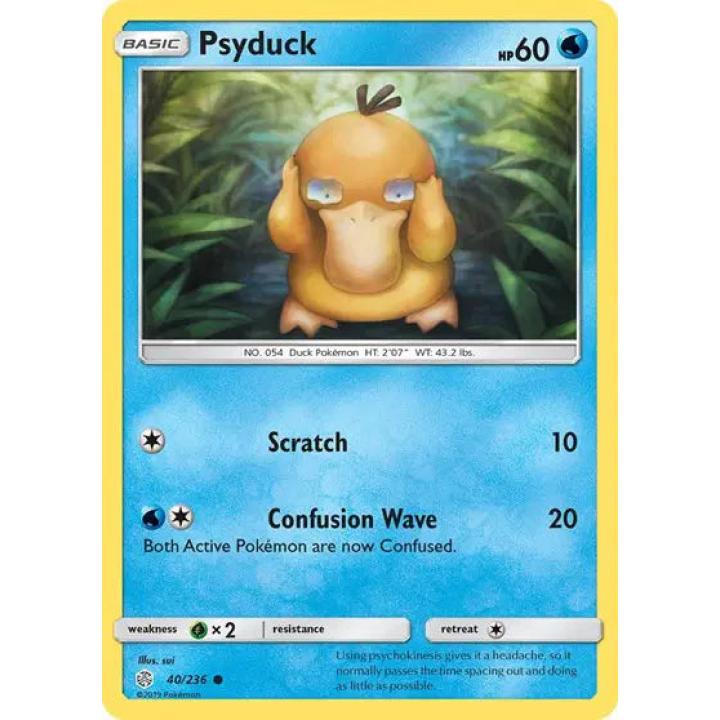 Psyduck 40/236 - Cosmic Eclipse - Reverse Holofoil