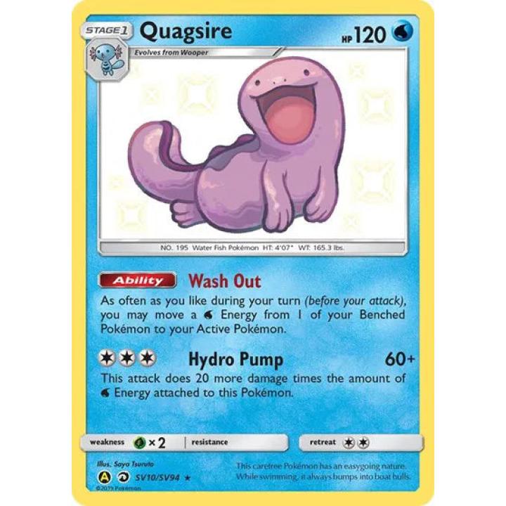 Quagsire SV10/SV94  - Hidden Fates: Shiny Vault - Holofoil