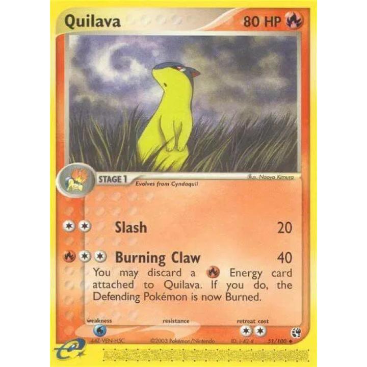 Quilava 51/100 - EX Sandstorm - Normal