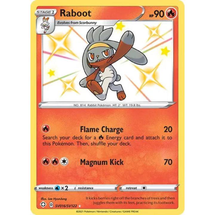 Raboot SV016/SV122 - Shining Fates: Shiny Vault - Holofoil