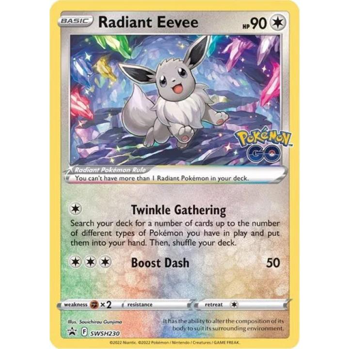Radiant Eevee SWSH230 - Sword & Shield Promo - Holofoil