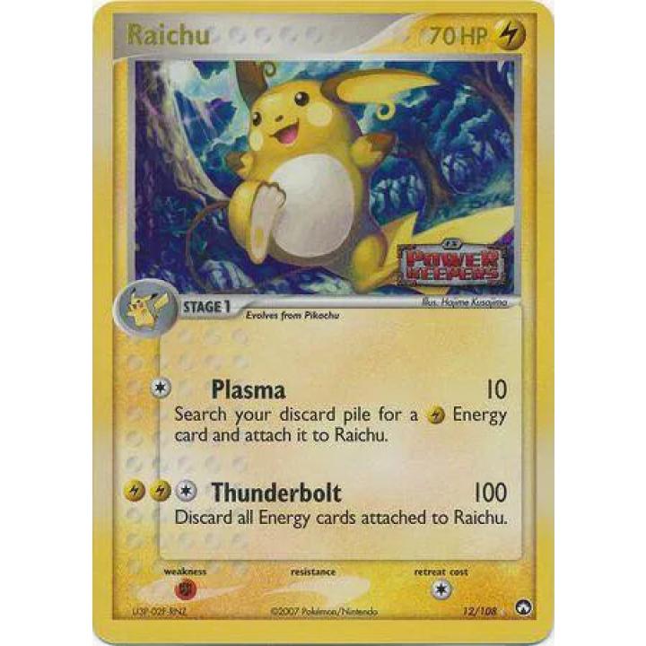Raichu 12/108 - EX Power Keepers - Reverse Holofoil