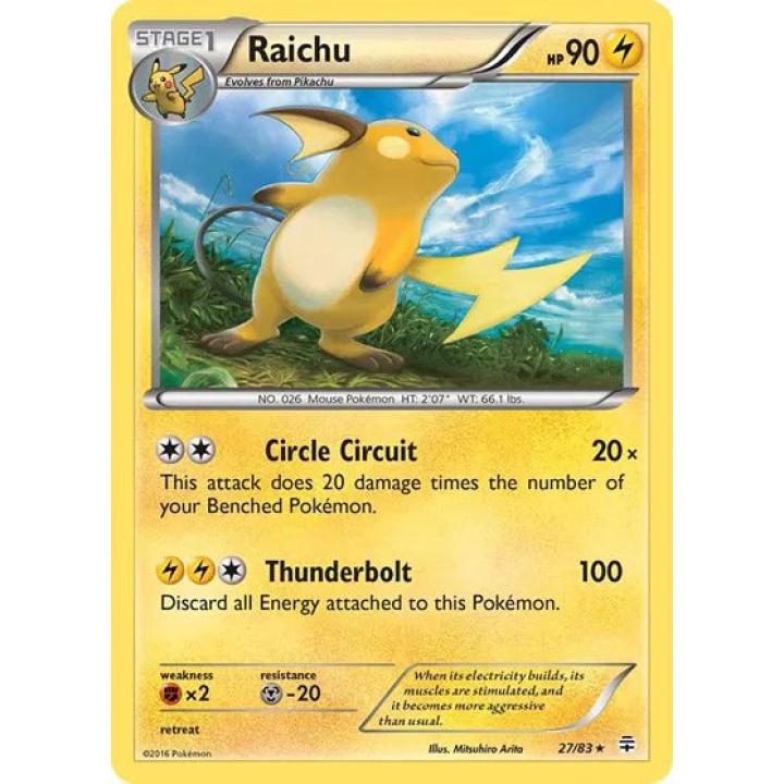 Raichu 27/83 - Generations - Holofoil