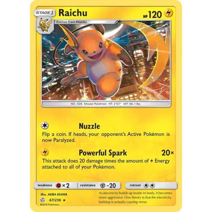 Raichu 67/236 - Cosmic Eclipse - Normal