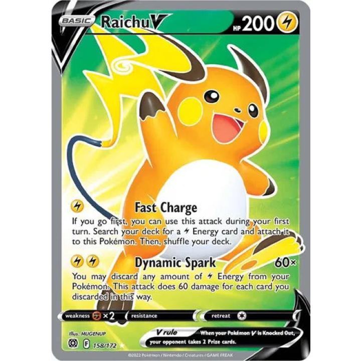 Raichu V 158/172 - Brilliant Stars - Holofoil