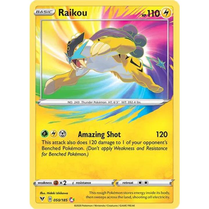 Raikou 050/185 - Vivid Voltage - Holofoil