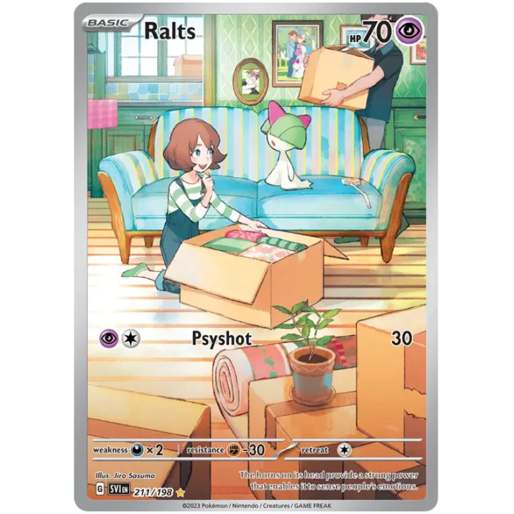 Ralts 211/198 - Scarlet & Violet - Holofoil