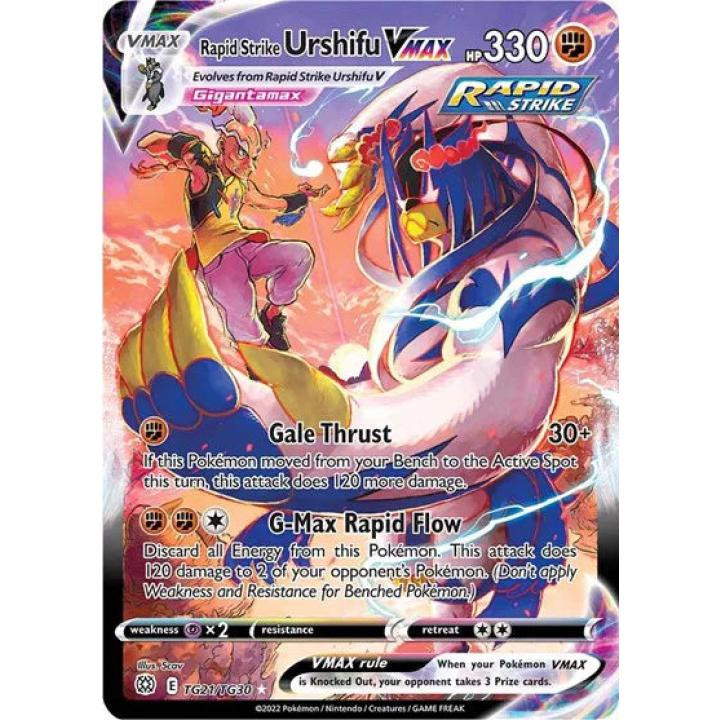 Rapid Strike Urshifu VMAX TG21/TG30 - Silver Tempest Trainer Gallery - Holofoil