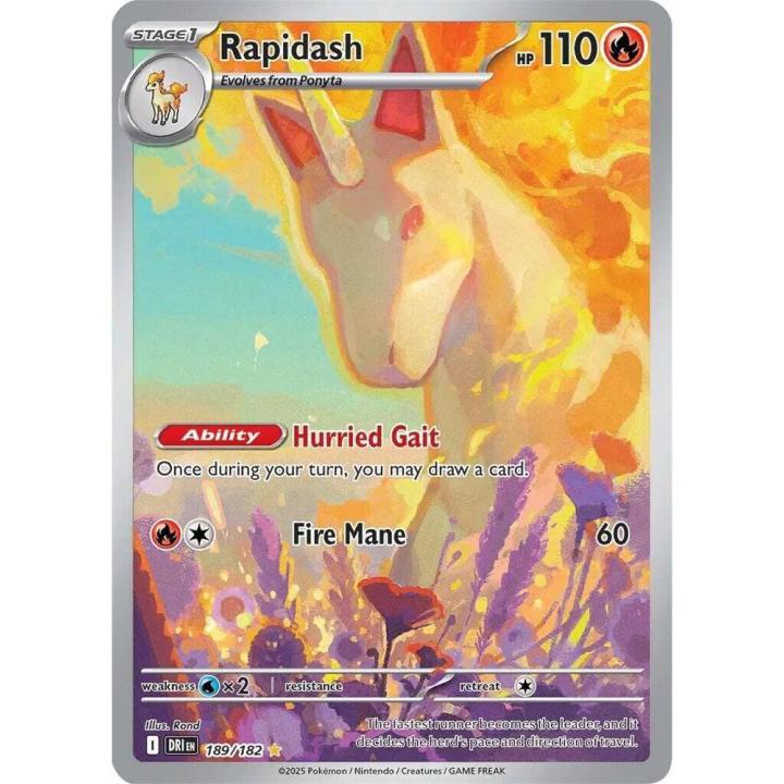 Rapidash 189/182 - Destined Rivals - Holofoil