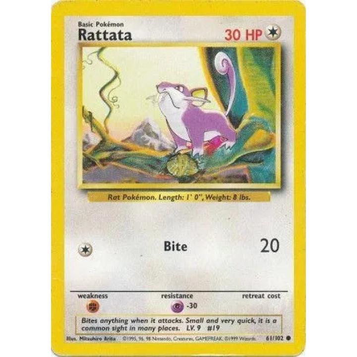 Rattata 61/102 - Base Set (Unlimited) - Normal